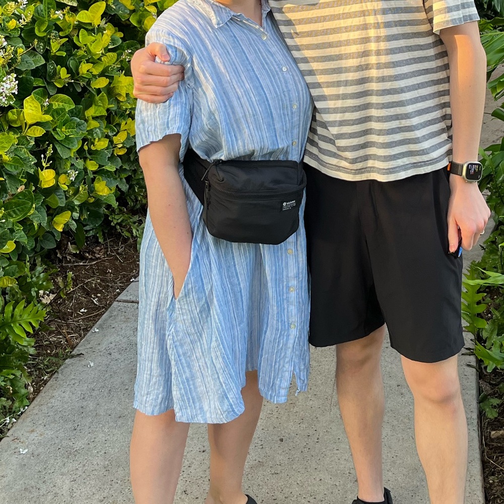 💙 Tahari Linen Striped Dress Button Up Linen Dress Blue Striped Designer 💙